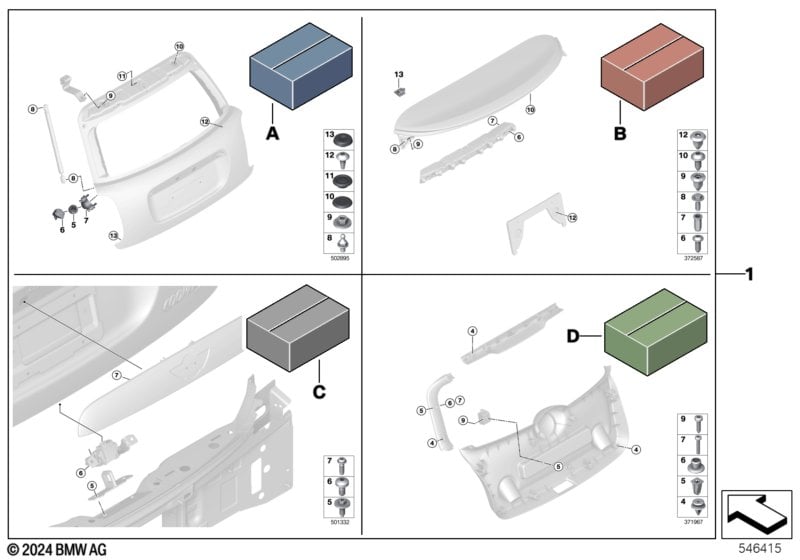 Attachment kit, tailgate
