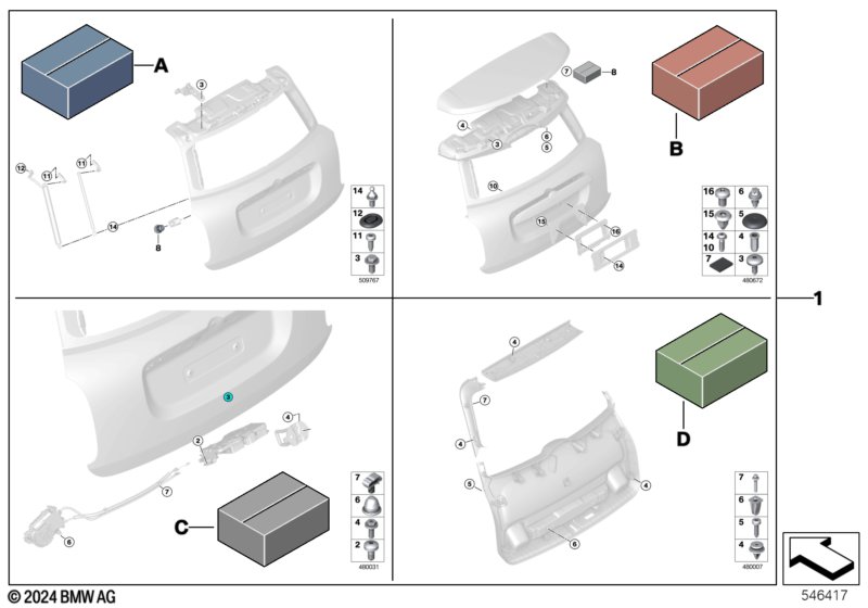 Attachment kit, tailgate