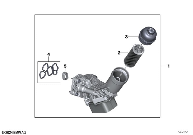 Lubricat.syst.-oil filter,heat exchanger