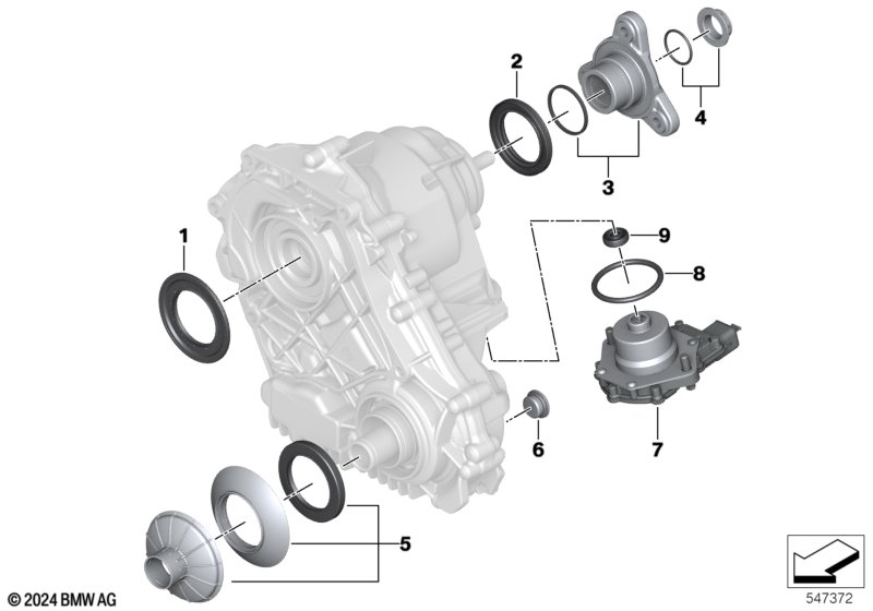Transfer box, separate components ATC 14