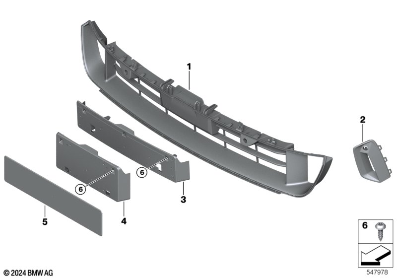 Trim, decor elements, front