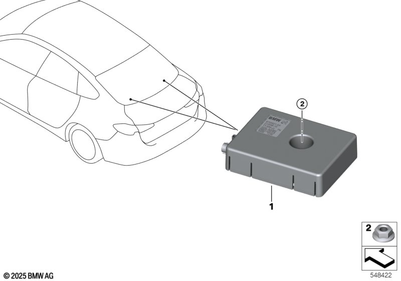 Separate components antenna box