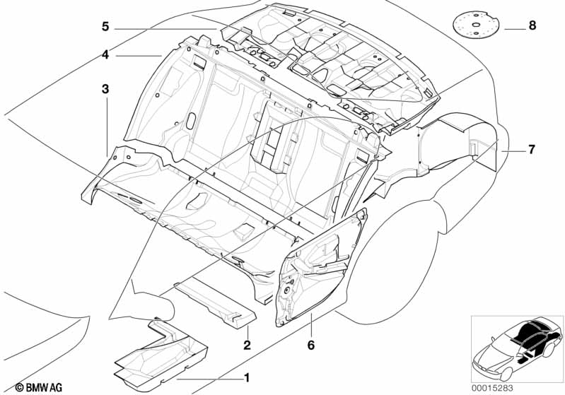 Sound insulating rear
