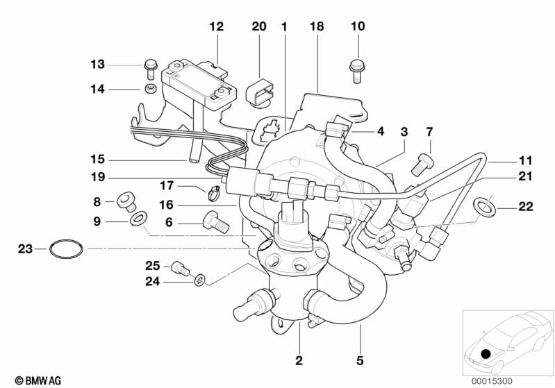 Genuine BMW 13821432344 E36 E53 E52 Gasket Ring 12X15,5 (Inc. Alpina V8) | ML Performance UK Car Parts