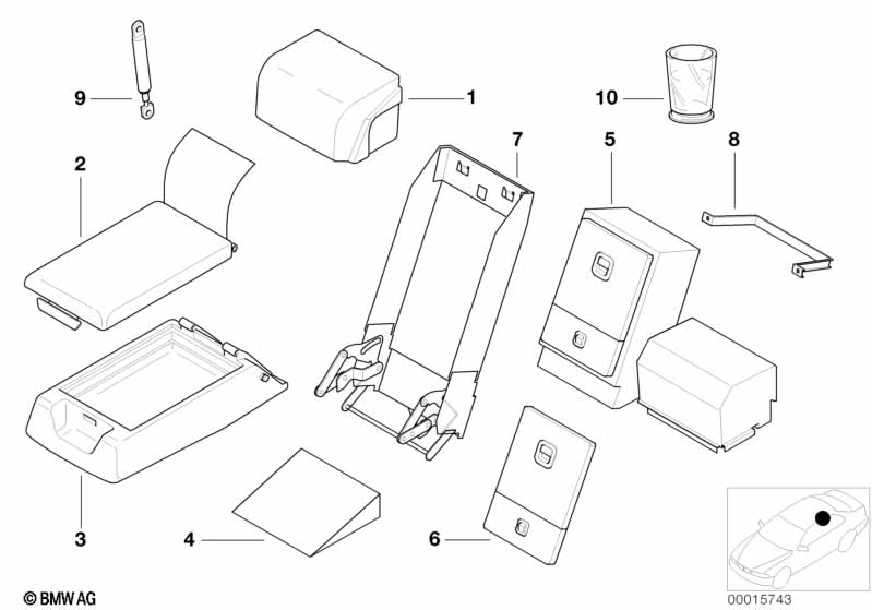 Armrest/cold compartment