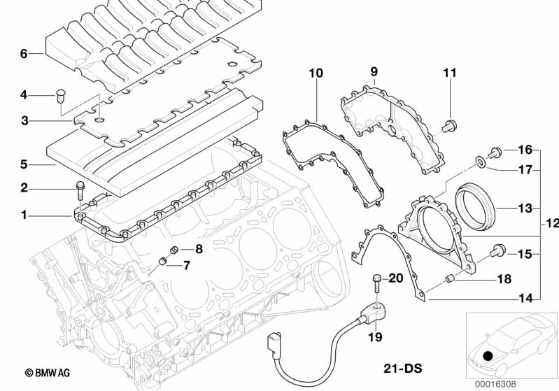 Genuine BMW 12141741648 E38 E31 E39 Ping Sensor (Inc. 740i, 535i & 840Ci) | ML Performance UK Car Parts