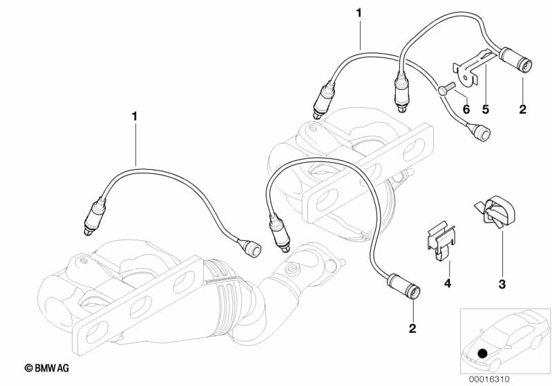 Lambda Probe Fixings