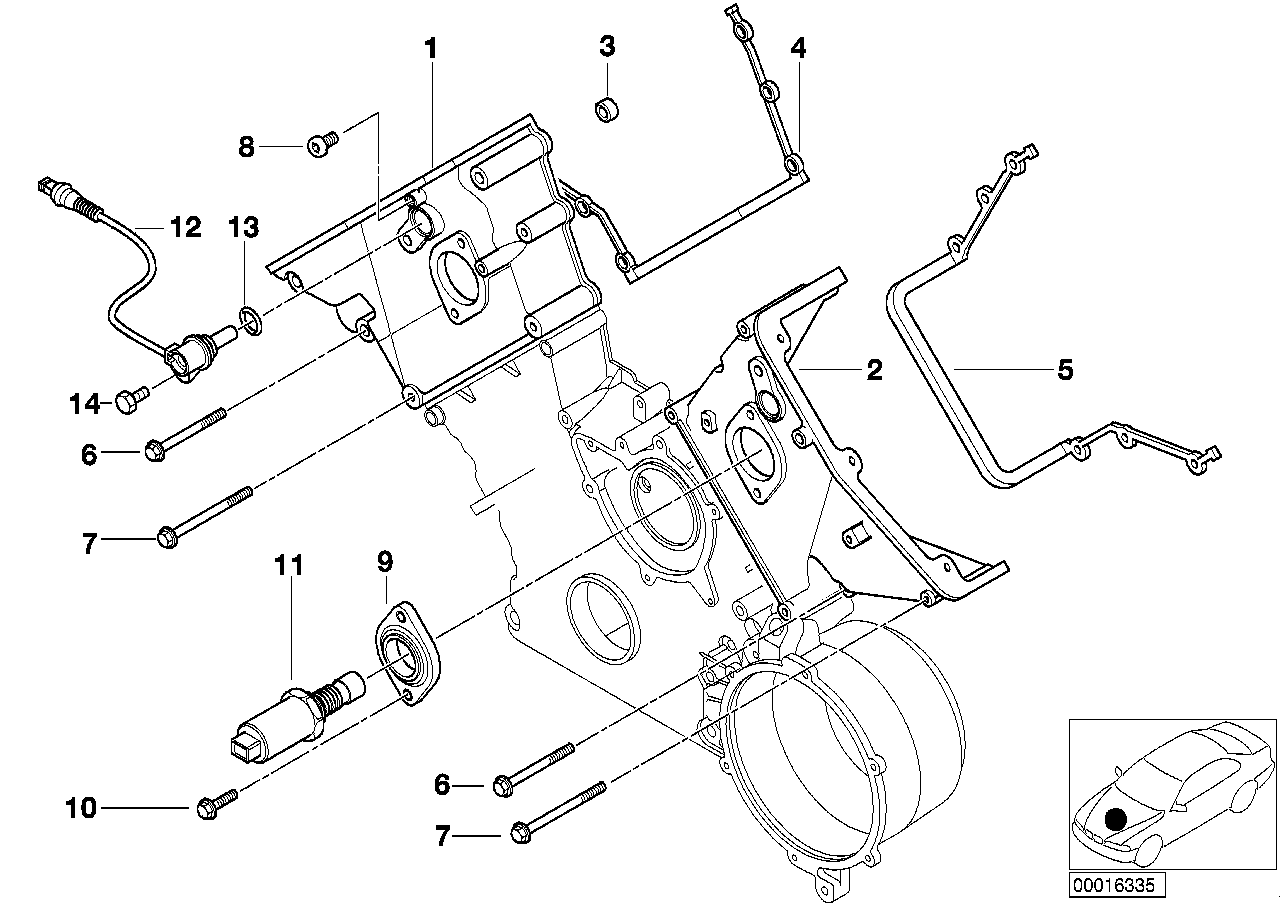 Genuine BMW 11141435023 E39 E52 E38 Gasket-Flange (Inc. 735i, 740iL & 535i) | ML Performance UK Car Parts