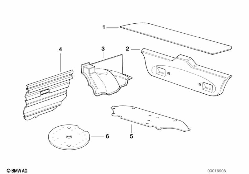 Sound insulating rear