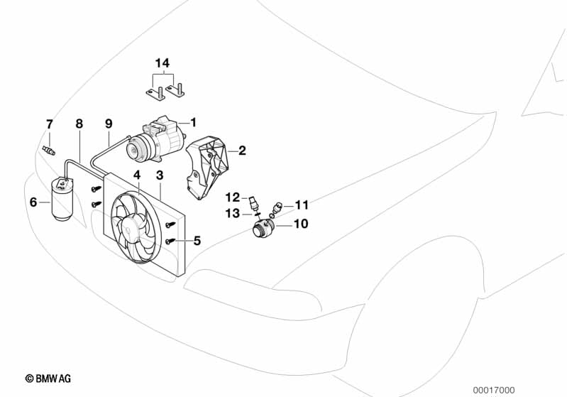 Genuine BMW 64508364093 E36 Pusher Fan (Inc. M3, 316i & Z3 1.8) | ML Performance EU Car Parts