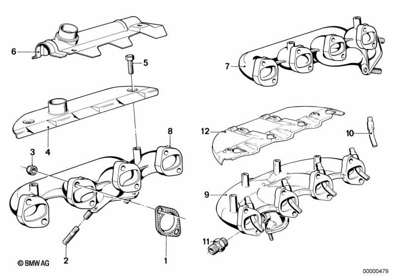 Genuine BMW 11621711671 E24 E21 E23 Stud Bolt M10X35 (Inc. 745i, 318 & 633CSi) | ML Performance UK Car Parts