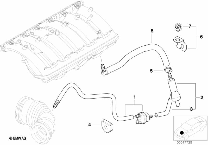 Genuine BMW 11611708660 E46 Sucking Jet Pump (Inc. 323i, 328i & 320i) | ML Performance UK Car Parts