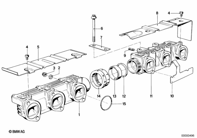 Genuine BMW 11651273048 E23 Securing Plate (Inc. 745i) | ML Performance UK Car Parts