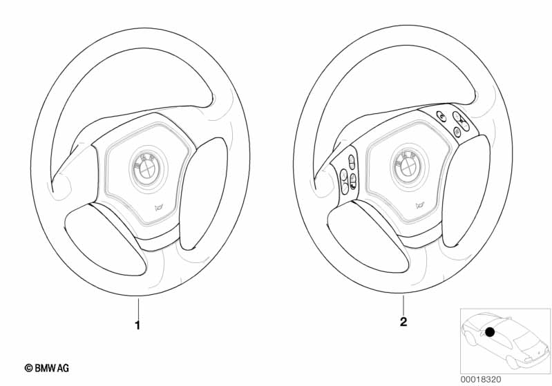 Airbag sports steering wheel