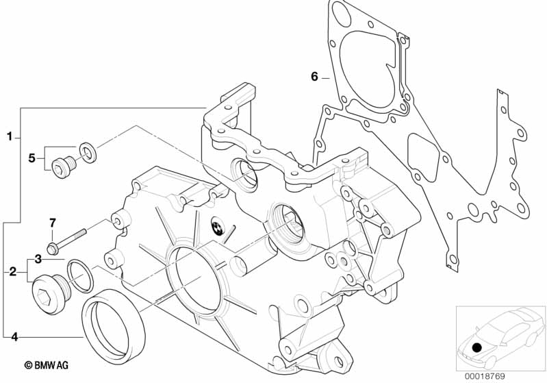 Lower timing case