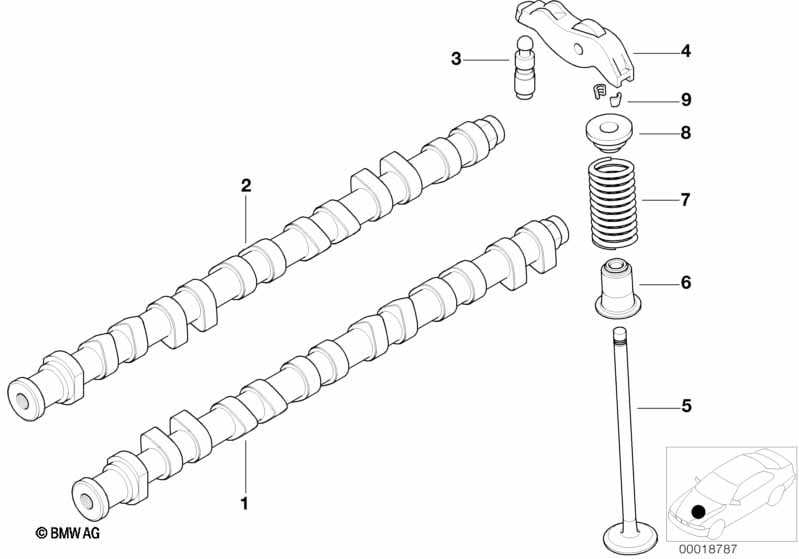 Timing and valve train-camshaft