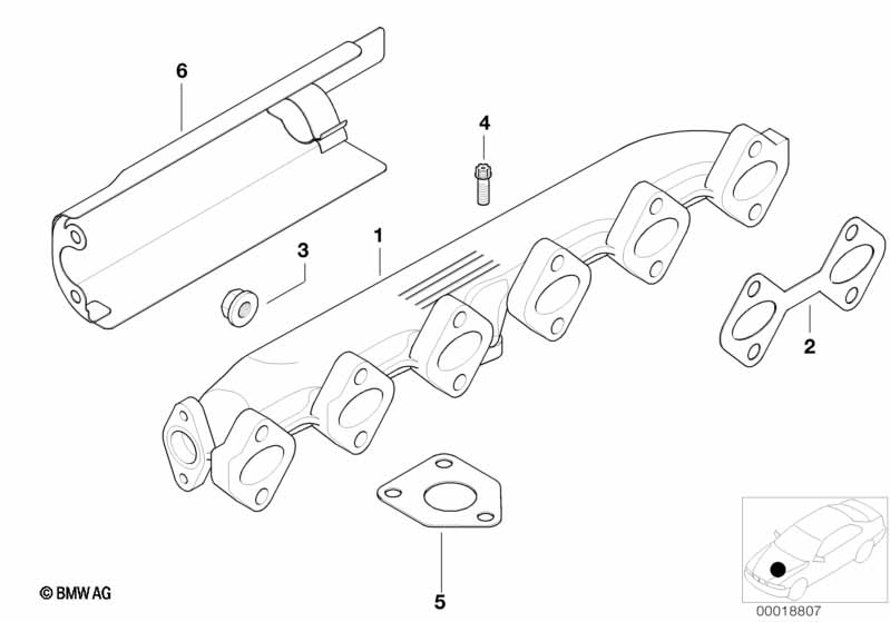 Exhaust manifold-AGR