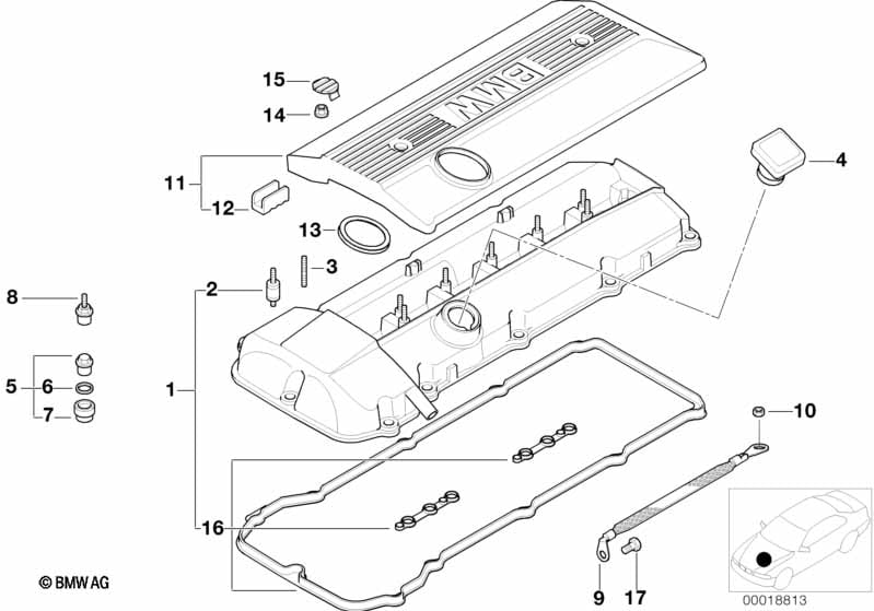 Cylinder head cover