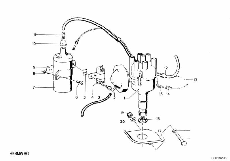 Igtn. coil/sparkplug connector/sparkplug