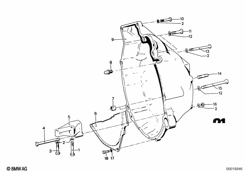 Clutch bell housing
