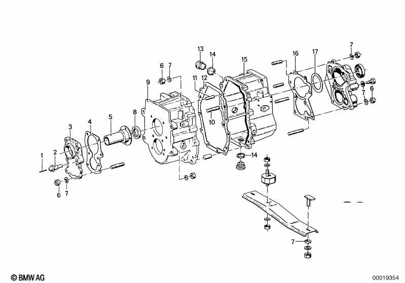 ZF s5-16 housing+attaching parts