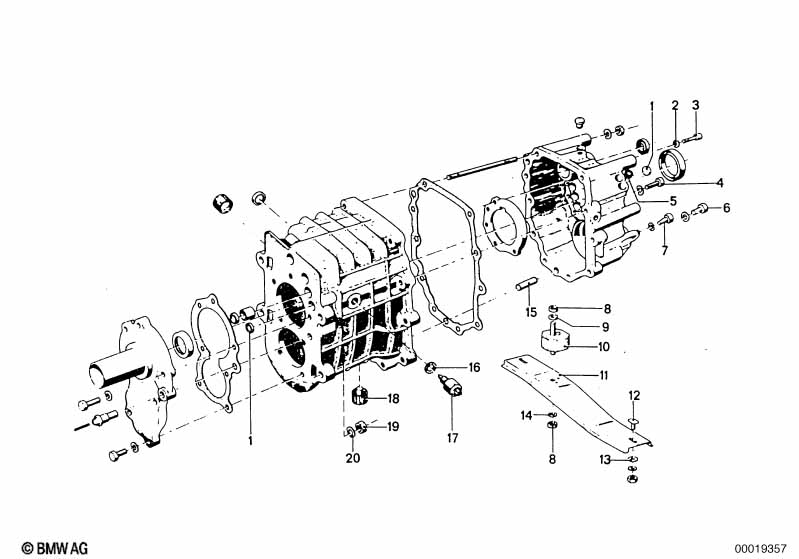 Getrag 262 housing+attaching parts