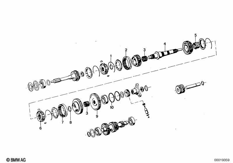 ZF s5-16 gear wheel set,single parts