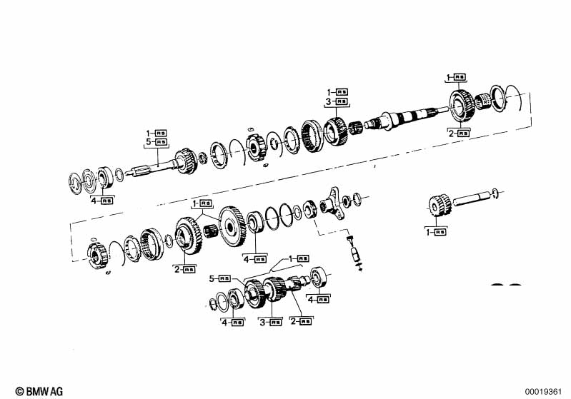 ZF s5-16 gear wheel set,single parts