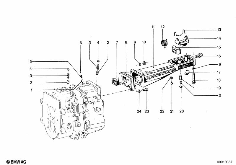 ชุดตัวเรือน+ชุดจับยึด ZF S5-16