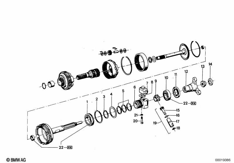 ZF 3hp20 sats planethjul