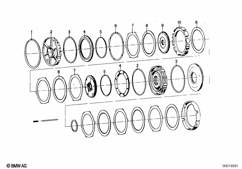 ZF 3hp20 drive clutch A/B