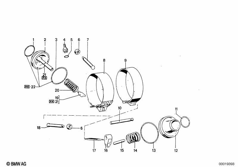 Bw 65 brake bands