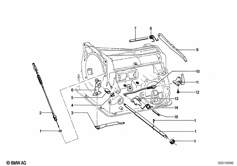 Bw 65 gear shift/parking lock