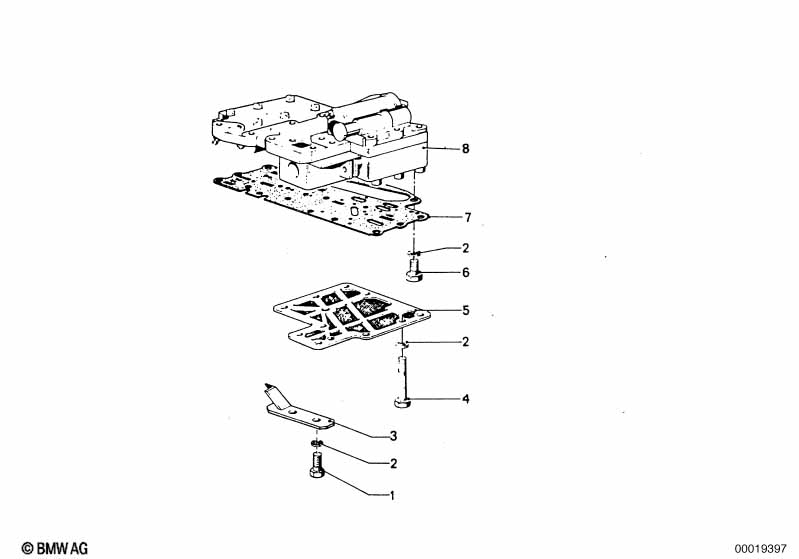 ZF 3hp20 control unit+attach.parts