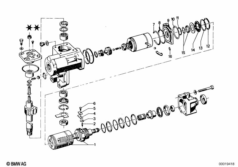 Hydro steering-oil carrier parts