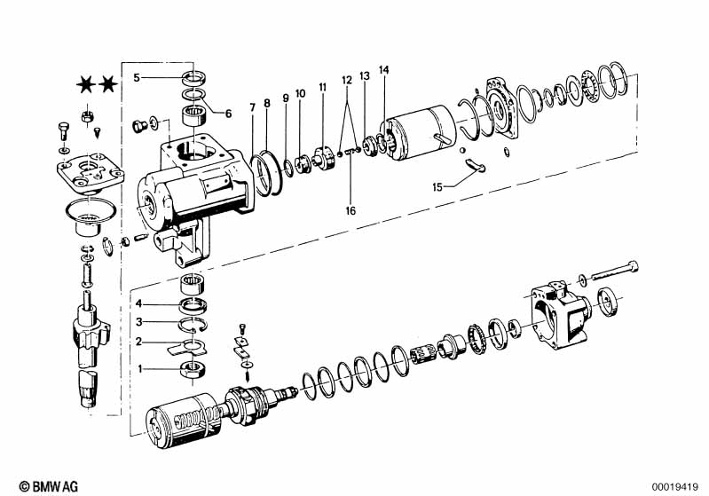 Hydro steering-oil carrier parts