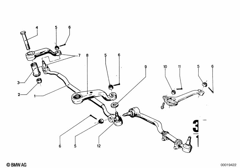 Steering linkage/tie rods