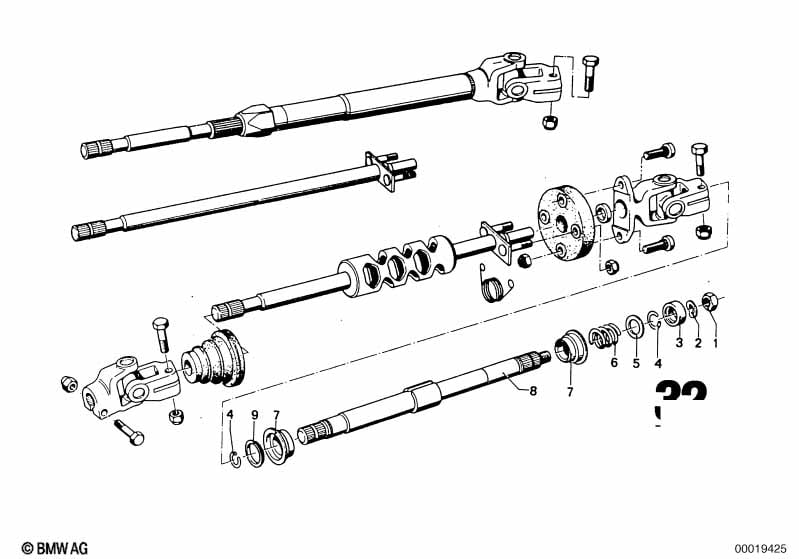 Steering column