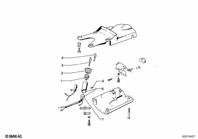 Genuine BMW 32321105073 Lock Cylinder With Key (Inc. 2800CS, 3.0SBav & 3.0S) | ML Performance EU Car Parts
