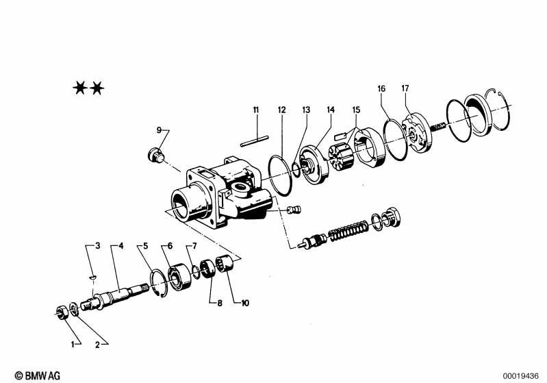 Hydro steering-vane pump/single parts
