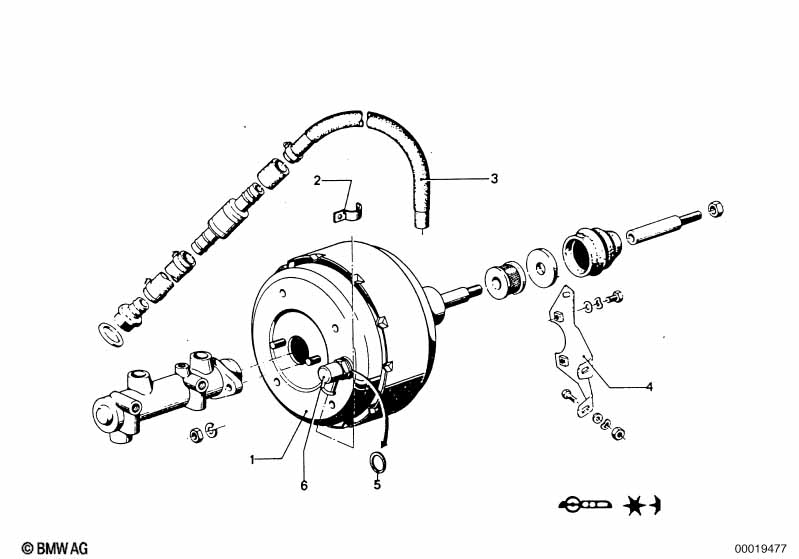 Power brake unit depression