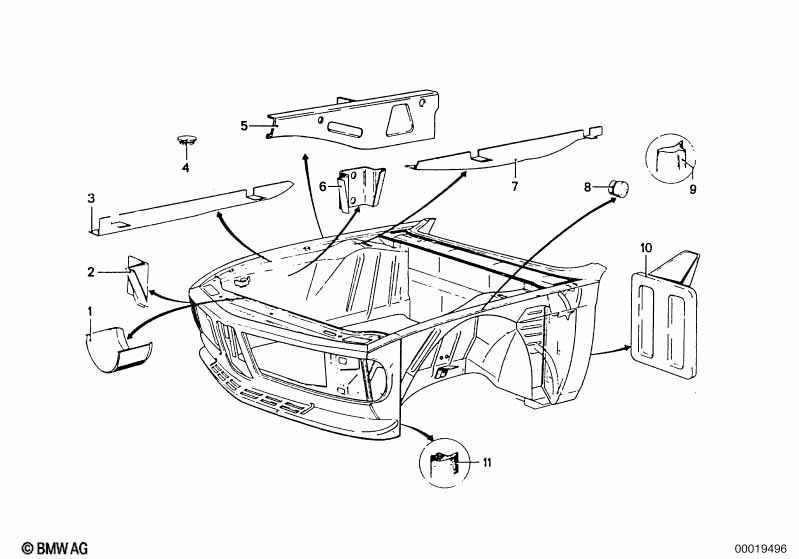 Genuine BMW 41141814039 Connection Plate Left VORNE (Inc. 3.0CSiL, 3.0CSi & 3.0CSL) | ML Performance EU Car Parts