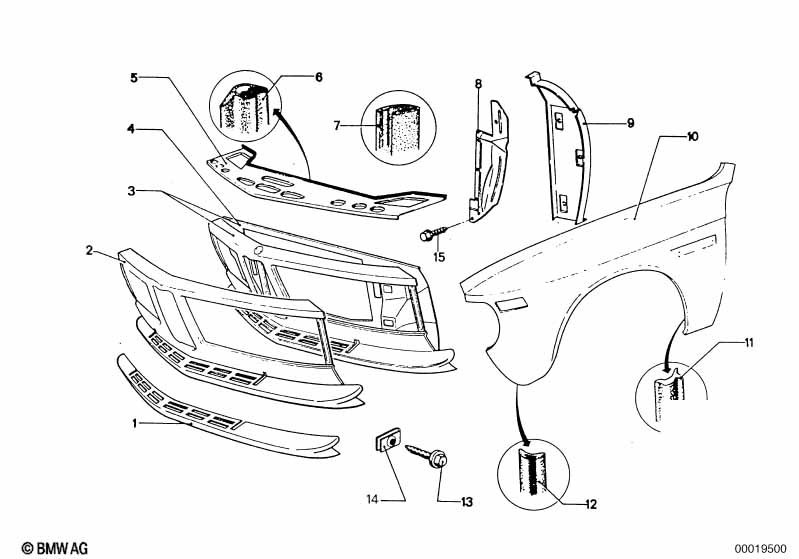 Genuine BMW 51711802551 Gasket (Inc. 3.0CS, 2500 & 2.5CS) | ML Performance UK Car Parts