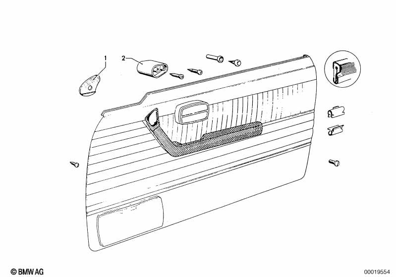 Genuine BMW 51411821366 Base CHROM, RECHTS (Inc. 3.0CSiL, 3.0CSi & 2.5CS) | ML Performance UK Car Parts