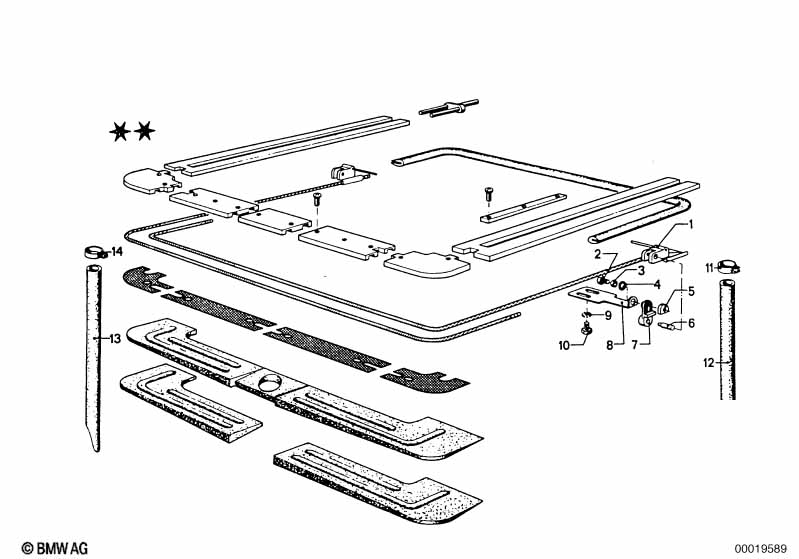 Sliding roof