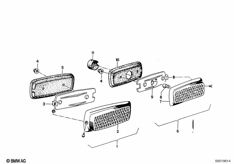 Genuine BMW 63141351892 Side Reflector Front (Inc. 3.0S, 3.0SBav & 2500) | ML Performance EU Car Parts