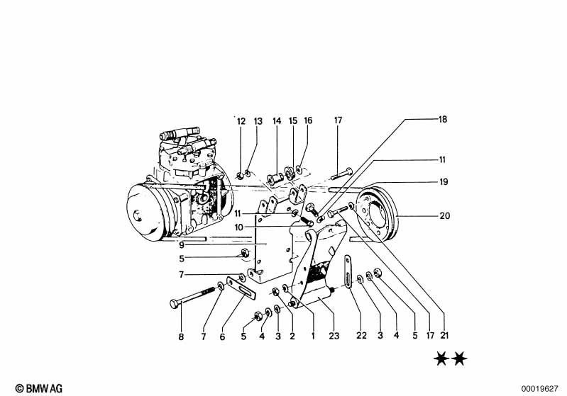 Air conditioning unit parts