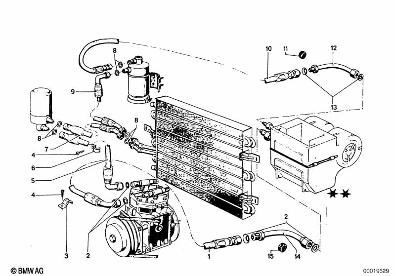 Air conditioning unit parts