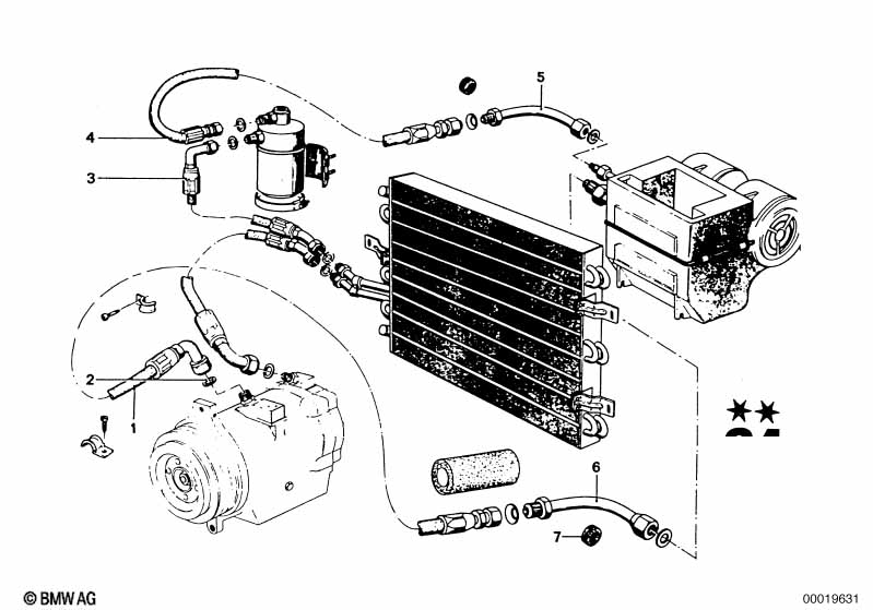 Air conditioning unit parts
