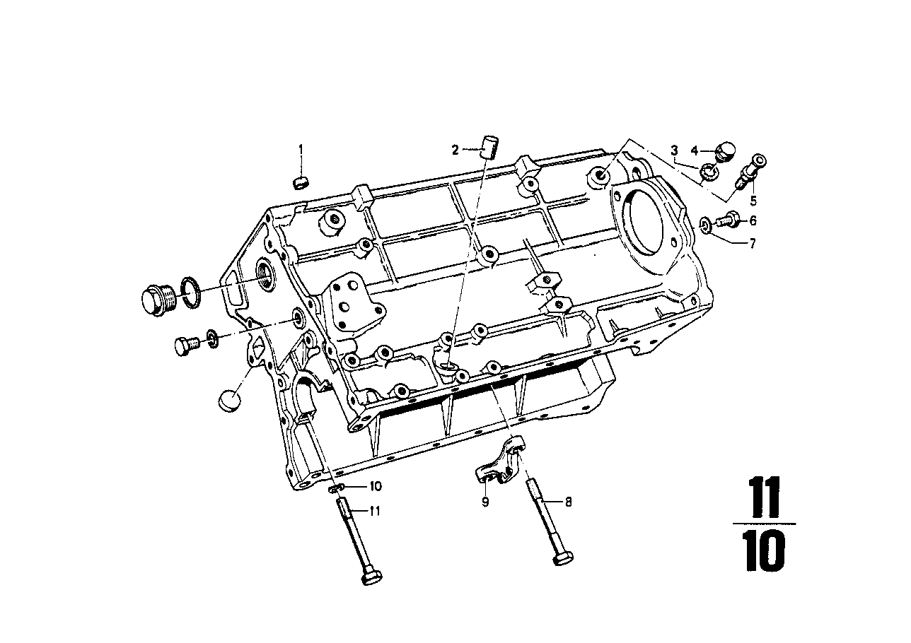 Genuine BMW 11111250587 E24 E28 E23 Connector M10 (Inc. 3.0SBav, 520 & 2800CS) | ML Performance UK Car Parts